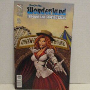 Wonderland #1 Variant C Grimm Fairytales Blue Tan White Black Graphic Comic Book